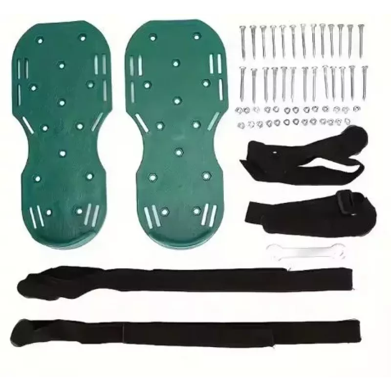LEAN Fundas de zapatos para escarificador aireador con clavos para césped