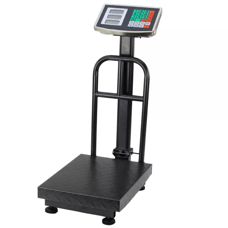 LEAN Báscula de plataforma electrónica LCD para almacén, precisión hasta 20 g, 200 kg