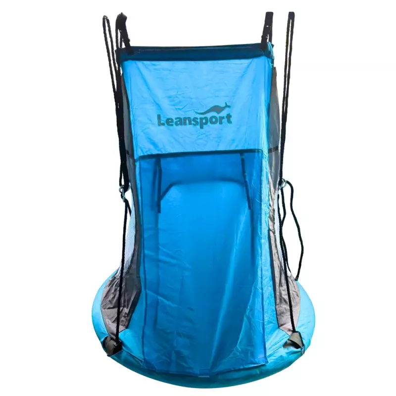 LEAN SPORT Columpio nido forma de cigüeña azul 90-100CM