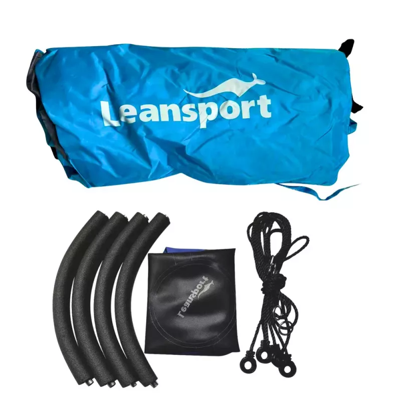 LEAN SPORT Columpio nido forma de cigüeña azul 90-100CM