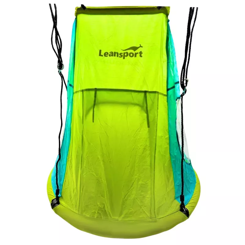 LEAN SPORT Columpio con tienda nido de cigüeña verde 110-120CM