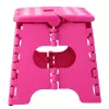 LEAN Taburete plegable reposapiés escalón antideslizante rosa 24 x 19 cm