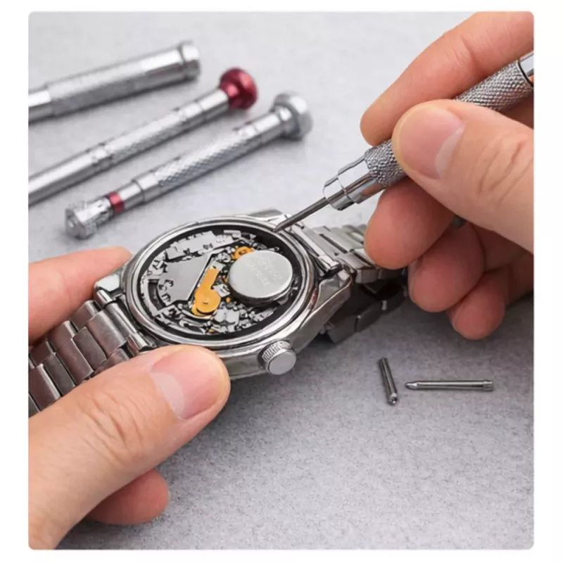 LEAN Kit de reparación de relojes herramientas profesionales estuche 147 uds.