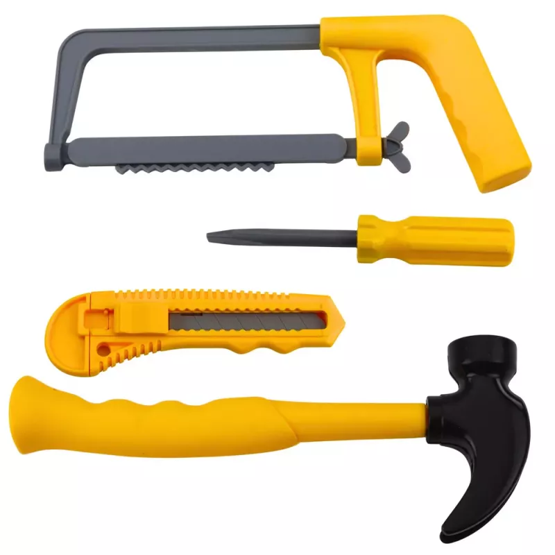 LEAN TOYS Kit DIY maletín de herramientas destornillador luces y sonidos