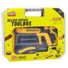 LEAN TOYS Kit DIY maletín de herramientas destornillador luces y sonidos