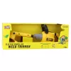 LEAN TOYS Cortacésped-desbrozadora para niños con cuchilla de goma, luces y sonidos