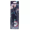 LEAN Bolígrafo de metal Katana espada anime tinta negra recargable negro
