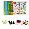 LEAN TOYS Set de juegos familiares 18 en 1 ajedrez tablero magnético