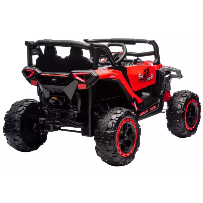 LEAN CARS M1 vehículo a pilas rojo 4x4