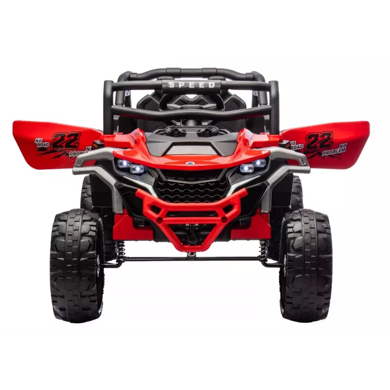 LEAN CARS M1 vehículo a pilas rojo 4x4