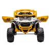 LEAN CARS M1 vehículo a pilas blanco y amarillo 4x4