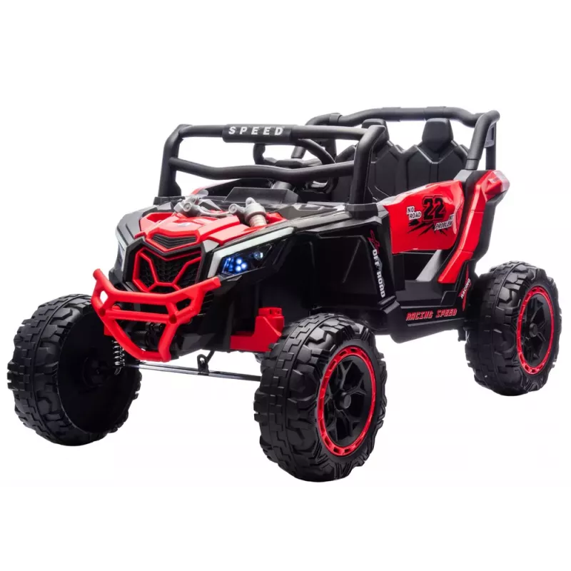 LEAN CARS M2 vehículo a pilas rojo 4x4