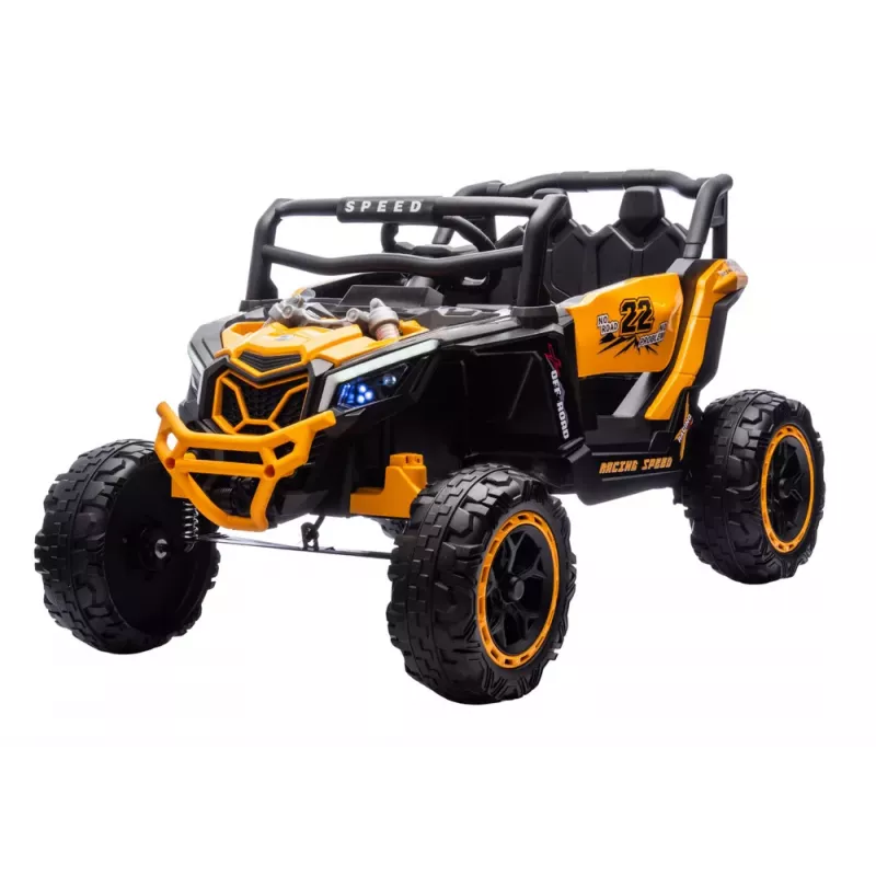 LEAN CARS M2 amarillo vehículo a batería 4x4