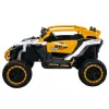 LEAN CARS M3 amarillo y blanco vehículo a batería 4x4
