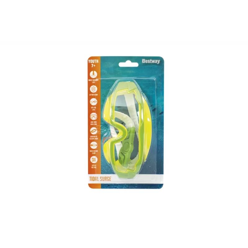 Bestway 21179 gafas de natación verdes con protección UV y antivaho