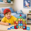 LEAN TOYS bloques magnéticos 3D puzzle de construcción multicolor 45 uds.