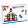 LEAN TOYS bloques magnéticos 3D puzzle de construcción multicolor 45 uds.