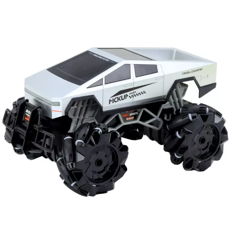 LEAN TOYS pickup todoterreno teledirigido RC con luces y efecto de humo 1:16