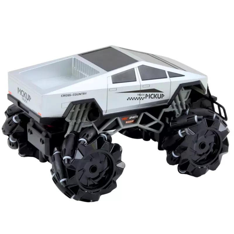 LEAN TOYS pickup todoterreno teledirigido RC con luces y efecto de humo 1:16