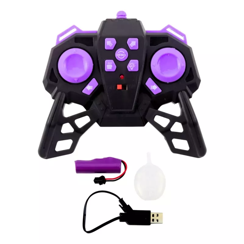 LEAN TOYS vehículo todoterreno pickup de policía teledirigido RC con luces y humo 1:16