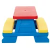 Dorex set de mesa y bancos de jardín para niños azul 5067