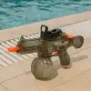 LEAN TOYS pistola de agua eléctrica M416 con visor iluminado 450 ml 8-10 m