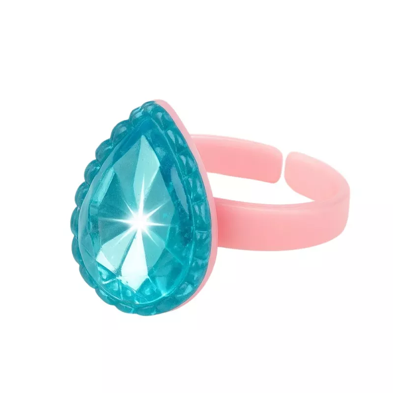 LEAN TOYS set de belleza anillos para niños diamantes de colores 50 uds.