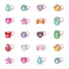 LEAN TOYS set de belleza anillos para niños diamantes de colores 50 uds.