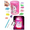 LEAN TOYS kit creativo unicornio en un frasco diamantes lámpara nocturna mando a distancia DIY