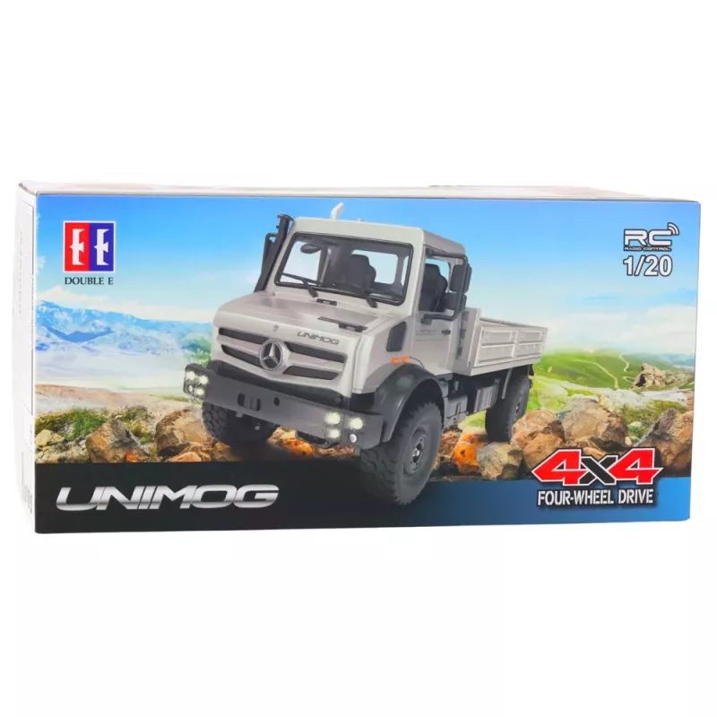 Double E Mercedes Unimog vehículo todoterreno teledirigido RC 4x4 1:20