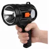 LEAN Foco linterna LED solar 6 modos powerbank filtros intercambiables 19 cm