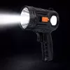 LEAN Foco linterna LED solar 6 modos powerbank filtros intercambiables 19 cm
