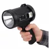 LEAN Foco linterna LED solar 6 modos powerbank filtros intercambiables