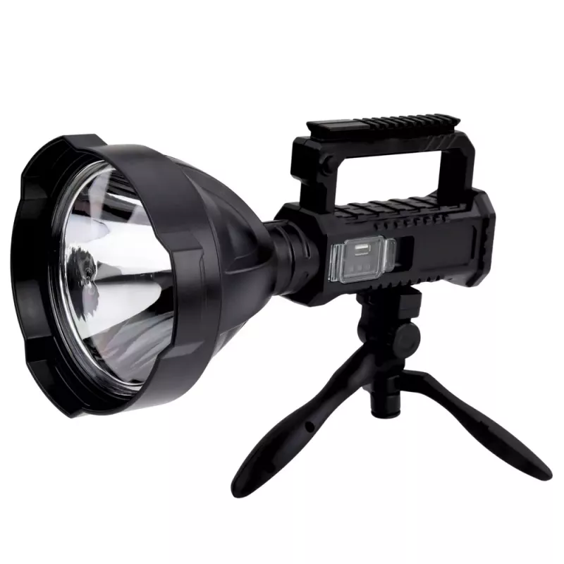 LEAN Foco linterna grande con trípode foco LED W5120 powerbank 31 cm