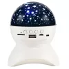 LEAN Luz nocturna proyector de estrellas 3 en 1 altavoz LED Bluetooth blanco
