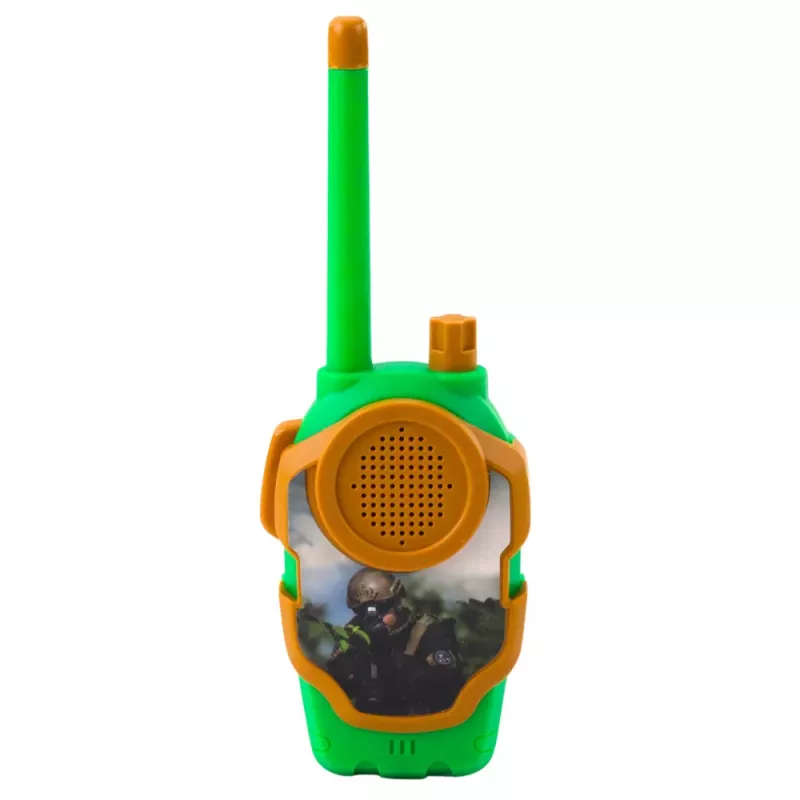 LEAN TOYS Walkie talkies para niños militares 10m