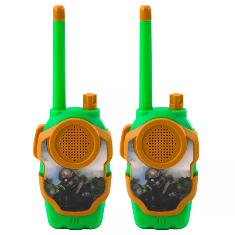 LEAN TOYS Walkie talkies para niños militares 10m