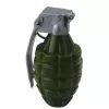 LEAN TOYS Set de rifle militar con accesorios de rifle, sonido de disparo, caqui