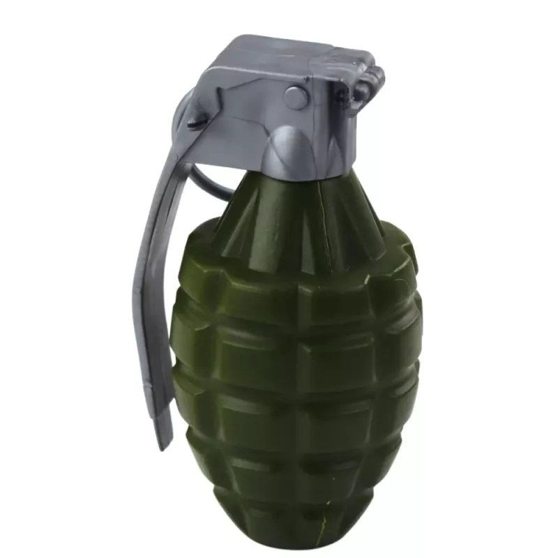 LEAN TOYS Set de rifle militar con accesorios de rifle, sonido de disparo, caqui