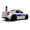 LEAN TOYS Coche de policía a pilas 1:20 luz y sonido plateado