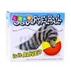 LEAN TOYS Pelota con cola de zorro peluda juguete interactivo para niños