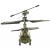 LEAN TOYS Helicóptero RC con mando a distancia Syma S026H-1 verde caqui