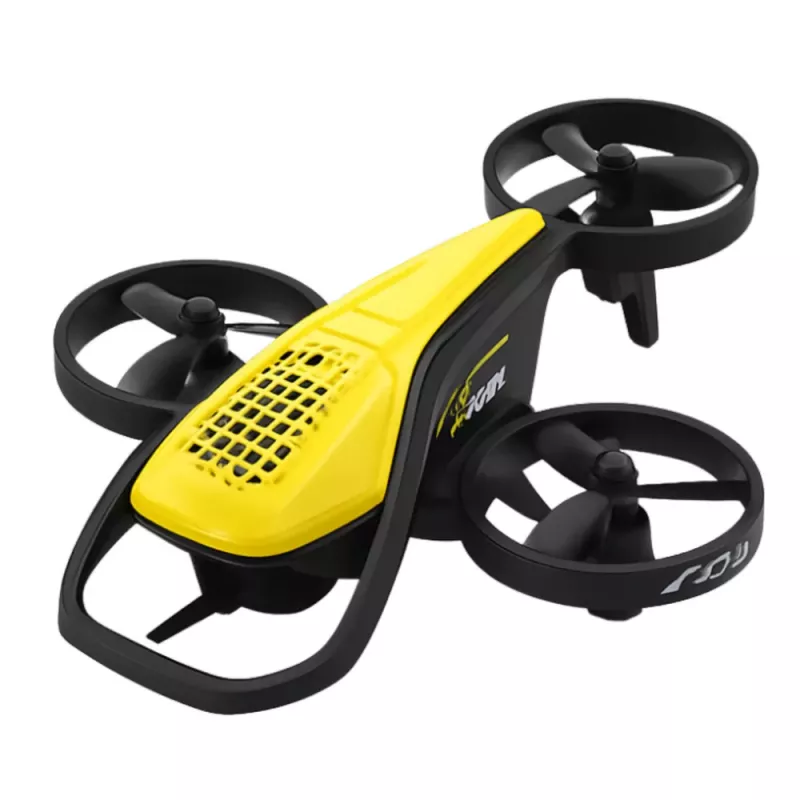 LEAN TOYS Mini dron RC Syma X36 acrobático de cuatro ejes amarillo