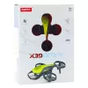 LEAN TOYS Mini dron RC Syma X36 acrobático de cuatro ejes amarillo