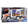 LEAN TOYS Ambulancia City vehículo médico con tracción, luces y sonidos
