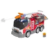 LEAN TOYS Camión de bomberos con tracción, elementos móviles, luces y sonidos