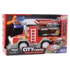 LEAN TOYS Camión de bomberos con tracción, elementos móviles, luces y sonidos