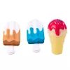 LEAN TOYS Set de helados de juguete para niños, caja con cuchara de helado, 14 piezas