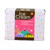 LEAN TOYS Set de helados de juguete para niños, caja con cuchara de helado, 14 piezas