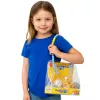 LEAN TOYS Figura de gato jengibre dormido sobre cojín con bolsa de pelo y sonidos